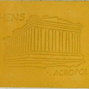 Μαγνητάκια Δερμάτινα με Πυρογραφία